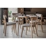 Gallery Direct Hatfield Natural Oak 110cm Round Dining Table Set & x4 Chairs Gallery Direct Hatfield Natural Oak 110cm Round Dining Table Set & x4 Chairs