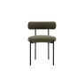 Gallery Direct Aveley Set of 2 Green Boucle Dining Chairs Gallery Direct Aveley Set of 2 Green Boucle Dining Chairs