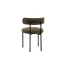 Gallery Direct Aveley Set of 2 Green Boucle Dining Chairs Gallery Direct Aveley Set of 2 Green Boucle Dining Chairs