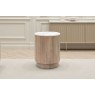 Gallery Direct Marmo Mango Wood Side Table with Marble Top Gallery Direct Marmo Mango Wood Side Table with Marble Top