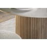 Gallery Direct Marmo Mango Wood Round Dining Table with Marble Top Gallery Direct Marmo Mango Wood Round Dining Table with Marble Top