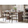 Gallery Direct Marmo Mango Wood Large Dining Table with Marble Top Gallery Direct Marmo Mango Wood Large Dining Table with Marble Top