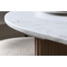 Gallery Direct Marmo Mango Wood Large Dining Table with Marble Top Gallery Direct Marmo Mango Wood Large Dining Table with Marble Top