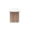 Gallery Direct Marmo Mango Wood Large Dining Table with Marble Top Gallery Direct Marmo Mango Wood Large Dining Table with Marble Top