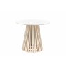 Gallery Direct Soho Mango Wood Round Dining Table Set with Marble Top & 4 Aveley Chairs Gallery Direct Soho Mango Wood Round Dining Table Set with Marble Top & 4 Aveley Chairs