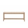 Gallery Direct Eton Oak Bench Rope Gallery Direct Eton Oak Bench Rope