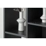 Gallery Direct Barbican Walnut & Black Wood Open Bookcase Display Unit Gallery Direct Barbican Walnut & Black Wood Open Bookcase Display Unit
