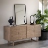 Gallery Direct Craft Smoked Oak Large Sideboard Gallery Direct Craft Smoked Oak Large Sideboard