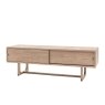 Gallery Direct Craft Smoked Oak Media TV Unit Gallery Direct Craft Smoked Oak Media TV Unit
