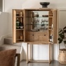 Gallery Direct Craft Natural Oak Cocktail Cabinet Gallery Direct Craft Natural Oak Cocktail Cabinet