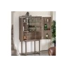 Gallery Direct Craft Smoked Oak Cocktail Cabinet Gallery Direct Craft Smoked Oak Cocktail Cabinet