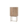 Gallery Direct Craft Smoked Oak Cocktail Cabinet Gallery Direct Craft Smoked Oak Cocktail Cabinet