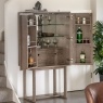 Gallery Direct Craft Smoked Oak Cocktail Cabinet Gallery Direct Craft Smoked Oak Cocktail Cabinet