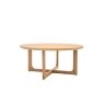 Gallery Direct Craft Natural Oak Round Coffee Table Gallery Direct Craft Natural Oak Round Coffee Table