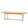 Gallery Direct Craft Natural Oak Extending Dining Table Gallery Direct Craft Natural Oak Extending Dining Table