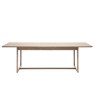 Gallery Direct Craft Smoked Oak Extending Dining Table Gallery Direct Craft Smoked Oak Extending Dining Table