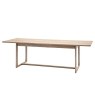 Gallery Direct Craft Smoked Oak Extending Dining Table Gallery Direct Craft Smoked Oak Extending Dining Table