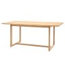 Gallery Direct Craft Natural Oak Dining Table Gallery Direct Craft Natural Oak Dining Table