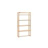 Gallery Direct Craft Natural Oak Large Open Display Unit Gallery Direct Craft Natural Oak Large Open Display Unit