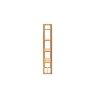 Gallery Direct Craft Natural Oak Large Open Display Unit Gallery Direct Craft Natural Oak Large Open Display Unit