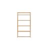 Gallery Direct Craft Natural Oak Large Open Display Unit Gallery Direct Craft Natural Oak Large Open Display Unit