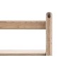 Gallery Direct Craft Smoked Oak Large Open Display Unit Gallery Direct Craft Smoked Oak Large Open Display Unit