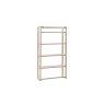 Gallery Direct Craft Smoked Oak Large Open Display Unit Gallery Direct Craft Smoked Oak Large Open Display Unit