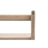 Gallery Direct Craft Smoked Oak Small Open Display Unit Gallery Direct Craft Smoked Oak Small Open Display Unit