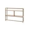 Gallery Direct Craft Smoked Oak Small Open Display Unit Gallery Direct Craft Smoked Oak Small Open Display Unit