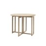 Gallery Direct Craft Smoked Oak Folding Dining Table Gallery Direct Craft Smoked Oak Folding Dining Table