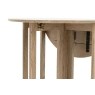 Gallery Direct Craft Smoked Oak Folding Dining Table Gallery Direct Craft Smoked Oak Folding Dining Table