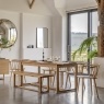 Gallery Direct Craft Natural Oak Extending Dining Table Set & 6 Chairs Gallery Direct Craft Natural Oak Extending Dining Table Set & 6 Chairs