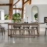 Gallery Direct Craft Smoked Oak Extending Dining Table Set & 6 Chairs Gallery Direct Craft Smoked Oak Extending Dining Table Set & 6 Chairs