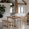 Gallery Direct Craft Natural Oak Dining Table Set & 4 Chairs Gallery Direct Craft Natural Oak Dining Table Set & 4 Chairs