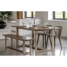 Gallery Direct Craft Smoked Oak Dining Table Set & 4 Chairs