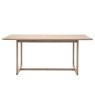 Gallery Direct Craft Smoked Oak Dining Table Set & 4 Chairs Gallery Direct Craft Smoked Oak Dining Table Set & 4 Chairs