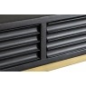 Gallery Direct Ripple Mango Wood Black & Gold 2 Drawer Console Table Gallery Direct Ripple Mango Wood Black & Gold 2 Drawer Console Table