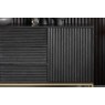 Gallery Direct Ripple Mango Wood Black & Gold Large Sideboard
