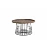 Gallery Direct Menzies Wood & Caged Metal Coffee Table Gallery Direct Menzies Wood & Caged Metal Coffee Table