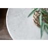 Gallery Direct Seville Blue Glass and Marble Top Side Table Gallery Direct Seville Blue Glass and Marble Top Side Table