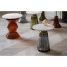 Gallery Direct Seville Blue Glass and Marble Top Side Table Gallery Direct Seville Blue Glass and Marble Top Side Table