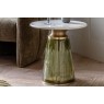 Gallery Direct Seville Green Dusk Glass and Marble Top Side Table Gallery Direct Seville Green Dusk Glass and Marble Top Side Table
