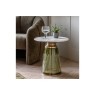 Gallery Direct Seville Green Dusk Glass and Marble Top Side Table Gallery Direct Seville Green Dusk Glass and Marble Top Side Table