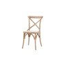 Gallery Direct Set of 2 Cafe Washed Oak Dining Chairs with Linen Seat Gallery Direct Set of 2 Cafe Washed Oak Dining Chairs with Linen Seat