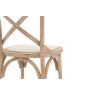 Gallery Direct Set of 2 Cafe Washed Oak Dining Chairs with Linen Seat Gallery Direct Set of 2 Cafe Washed Oak Dining Chairs with Linen Seat