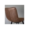 Gallery Direct Set of 2 Palmer Bar Stools in Brown Leather Gallery Direct Set of 2 Palmer Bar Stools in Brown Leather