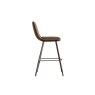 Gallery Direct Set of 2 Palmer Bar Stools in Brown Leather Gallery Direct Set of 2 Palmer Bar Stools in Brown Leather