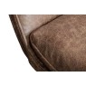 Gallery Direct Set of 2 Hinks Dining Chairs in Brown Leather Gallery Direct Set of 2 Hinks Dining Chairs in Brown Leather