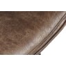 Gallery Direct Set of 2 Hinks Dining Chairs in Brown Leather Gallery Direct Set of 2 Hinks Dining Chairs in Brown Leather