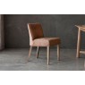 Gallery Direct Set of 2 Tarnby Dining Chairs in Tan Brown Leather Gallery Direct Set of 2 Tarnby Dining Chairs in Tan Brown Leather